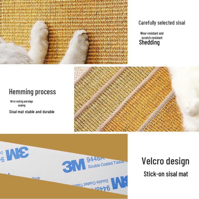 Cat Fairy Sisal Sofa Scratch Protector Mat