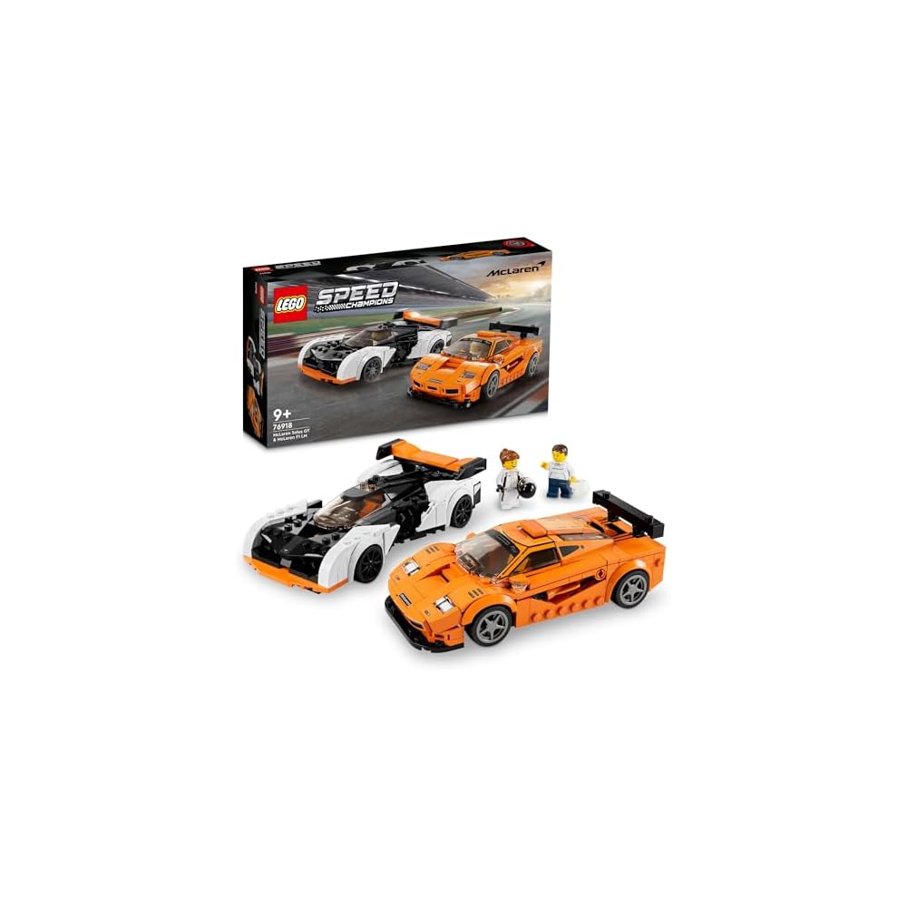 

LEGO Speed Champions McLaren Solus GT & F1 LM 581 Pieces Building Toy for Kids Ages 9-11