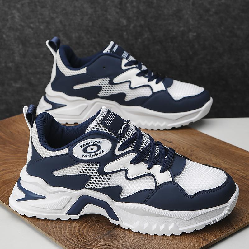 

Men Large Size Breathable Sneakers New Summer Non Slip Comfortable Casual Tied Fashion Casual Running Shoes Hollowed-out 48