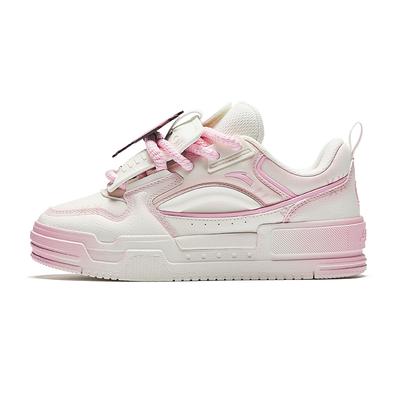 POP MART X Molly X Collaboration TV SHOW Low Top Casual Shoes Women's White Pink Sneakers 922348001-7