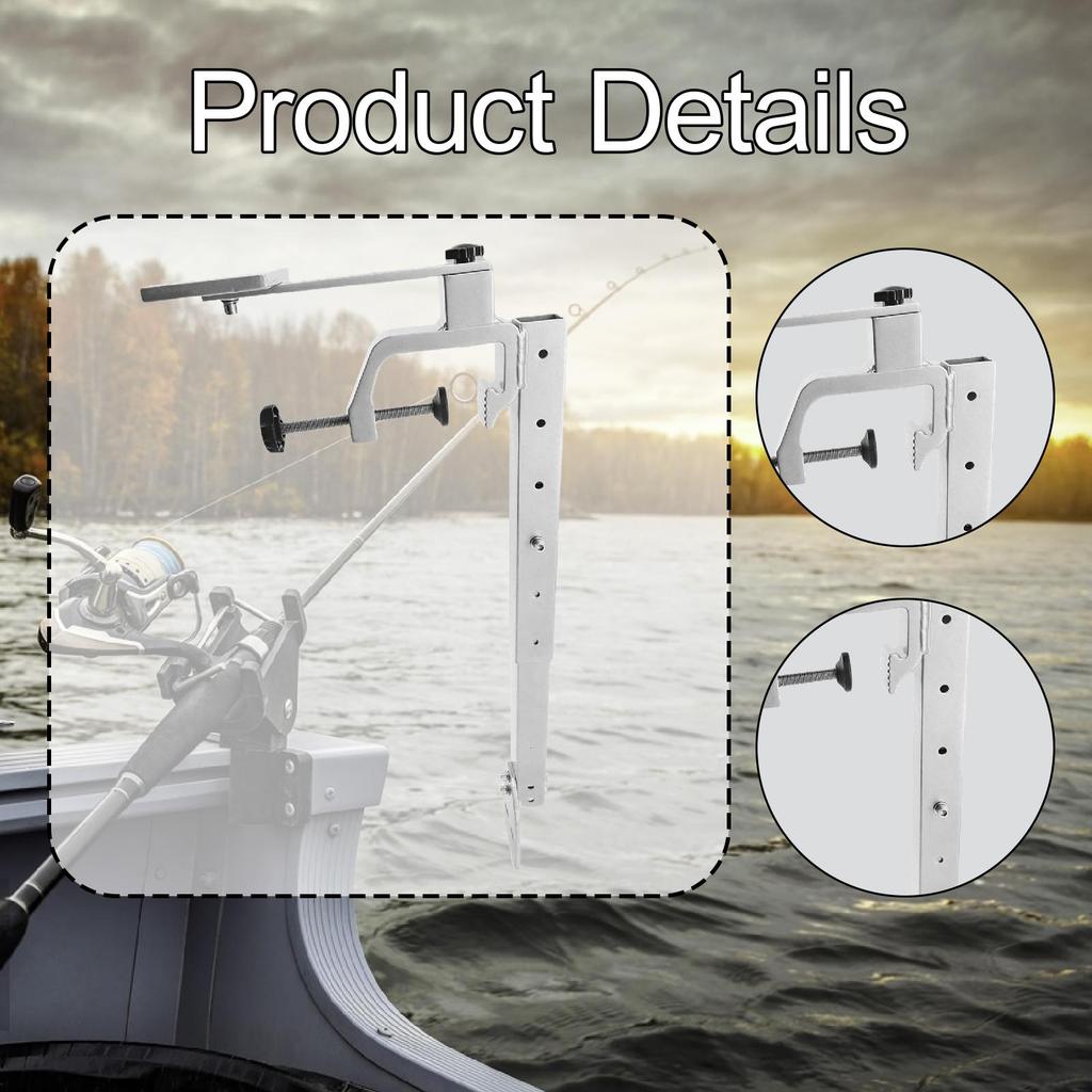 Fish Finder Mount Practical for Freshwater Saltwater Professional Boat Fishfinder Mount Fishfinder Mounting Bracket Aluminum