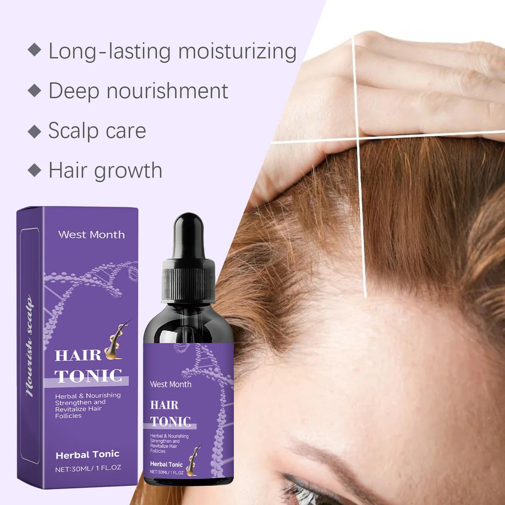 West Month Hair Essence 30ml Deep Hydrating Nourishing Oil For Silky Smooth Shine