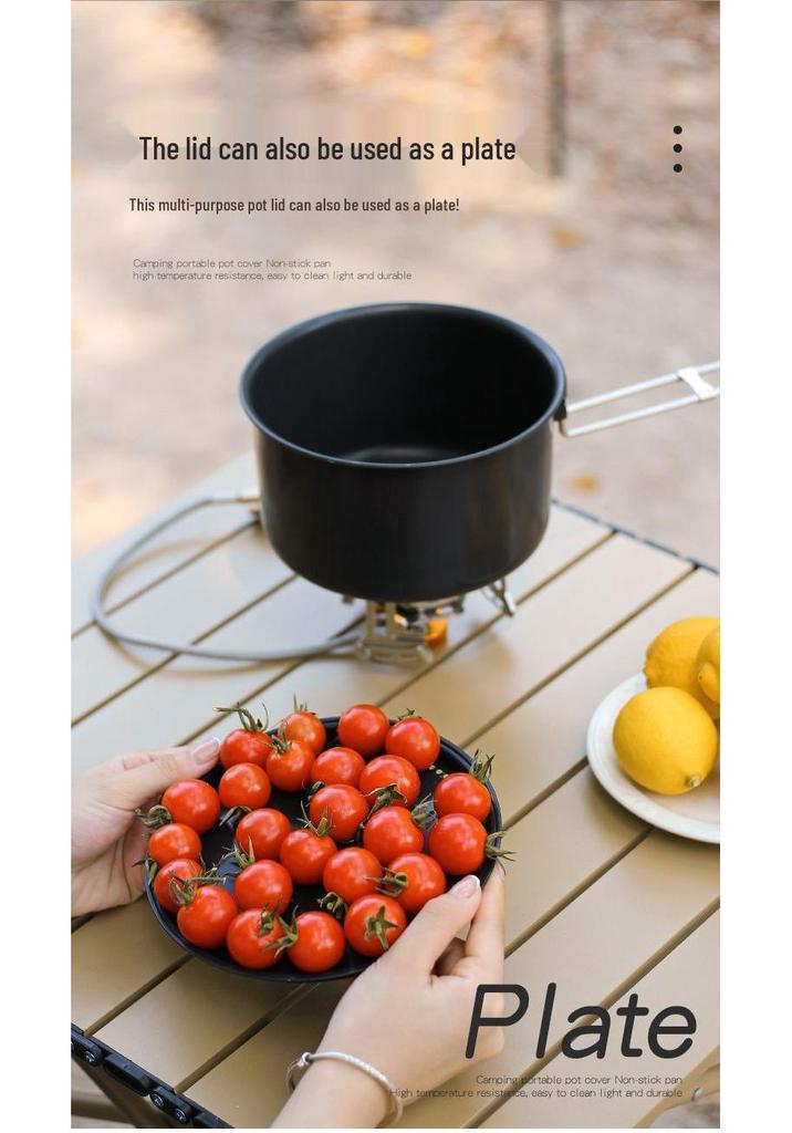 3-Piece Lightweight Outdoor Camping Cookware Set