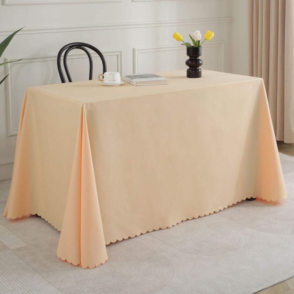 Rectangle Table Cloth Cover Solid Color Table Cover Hot Tablecloth  Home Banquet Wedding