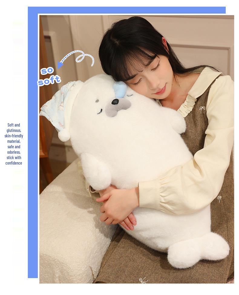 Cute Seal Plush Toy: Bedtime Sleeping Pillow & Hugging Cushion, Perfect Birthday Gift