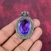 Amethyst Pendant Gemstone Jewelry, 925 Solid Sterling Silver Pendant, Gift For Women Handmade Pendant