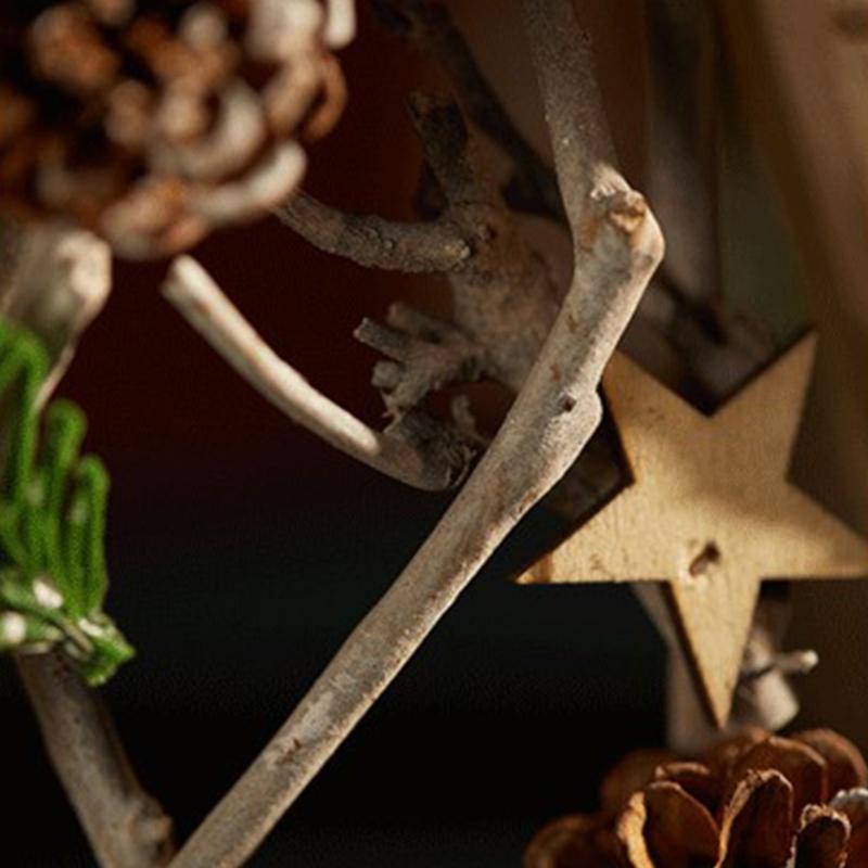 Wood Miniature Christmas Tree Accessory Distinctive Miniature Christmas Tree Ornament Wood Home Festival Decorations