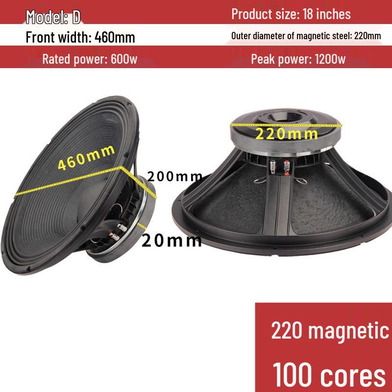 10, 12, 15, 18-inch KTV Subwoofer & Mid-bass Treble Pro Home Audio Speaker