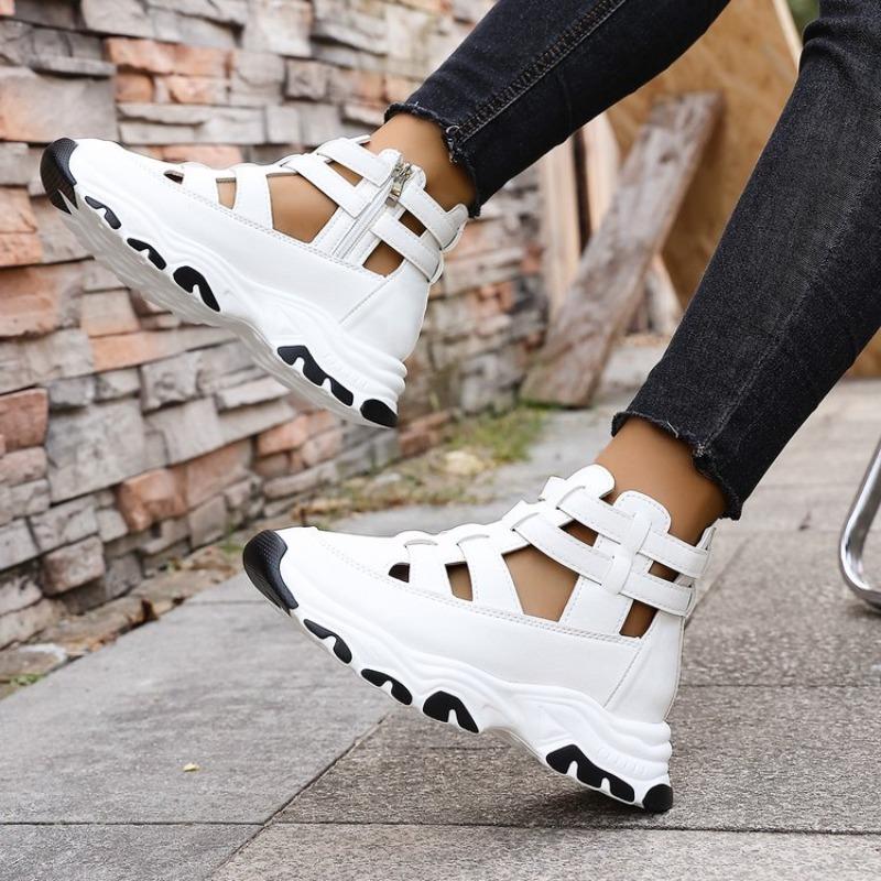 2026 Summer New Plus Size Women's Sandals Fashion Round Head Leisure Sports Baotou Sandals Women's Shoes
