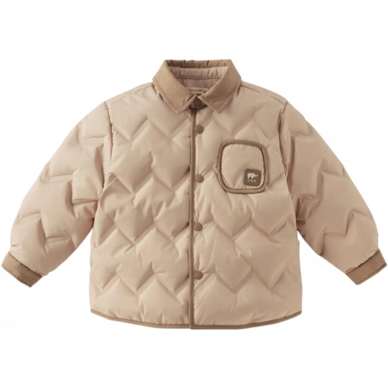 Цветная пуховая рубашка-куртка для мальчиков Dave & Bella 140cm