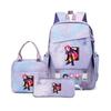 Witch Hunters Three-Piece Backpack Kpop Demon Unters Printed Backpack Lunch Bag