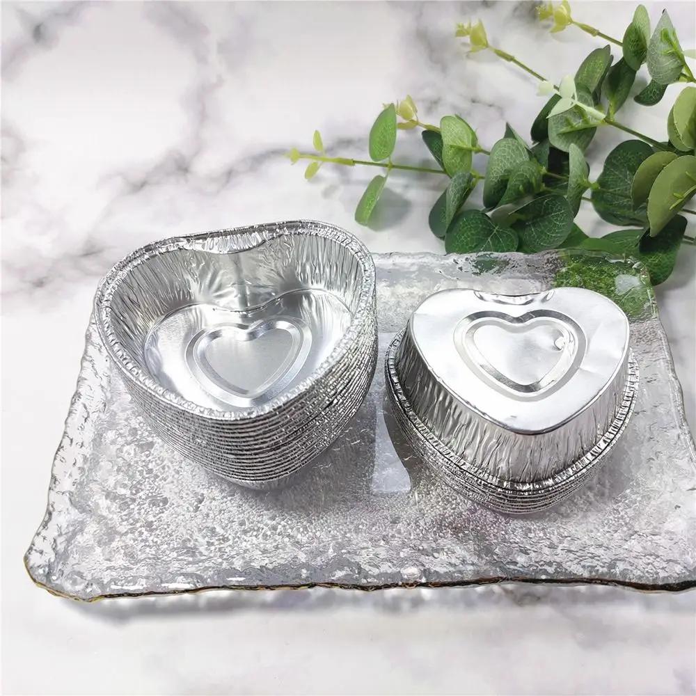 50pcs Fashion Foil Foil Cupcake Liners Disposable Non-stick Muffin Liners Party Muffin Baking Cups