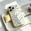 Fresh flowers are suitable for 17pro niche iPhone17Pro premium sense 16 mobile phone case Apple 17 imitation glass woman