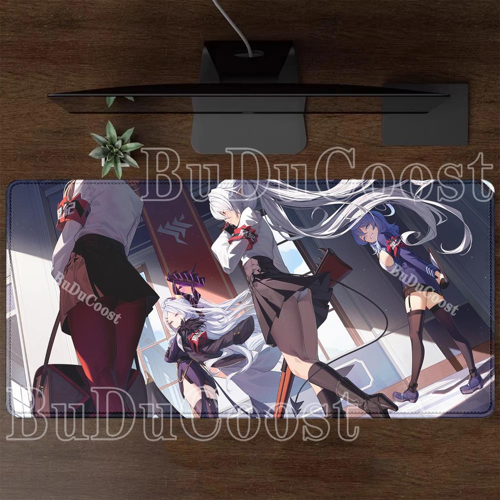HD Printing Blue Archive Sorasaki Hina Large Mousepad Non-slip XXL Mouse Pad Keyboard Kawaii Anime Girl Overlock Office Desk Mat