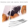 Cake Spatula Butter Slicer 10 Inch Stainless Steel Long-lasting Kitchen Gadget Pastry Restaurant Slicing Tool Cream Scraper