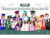 European & American Children's Graduation Gown: Knitted Kindergarten & Elementary School Set for Performances