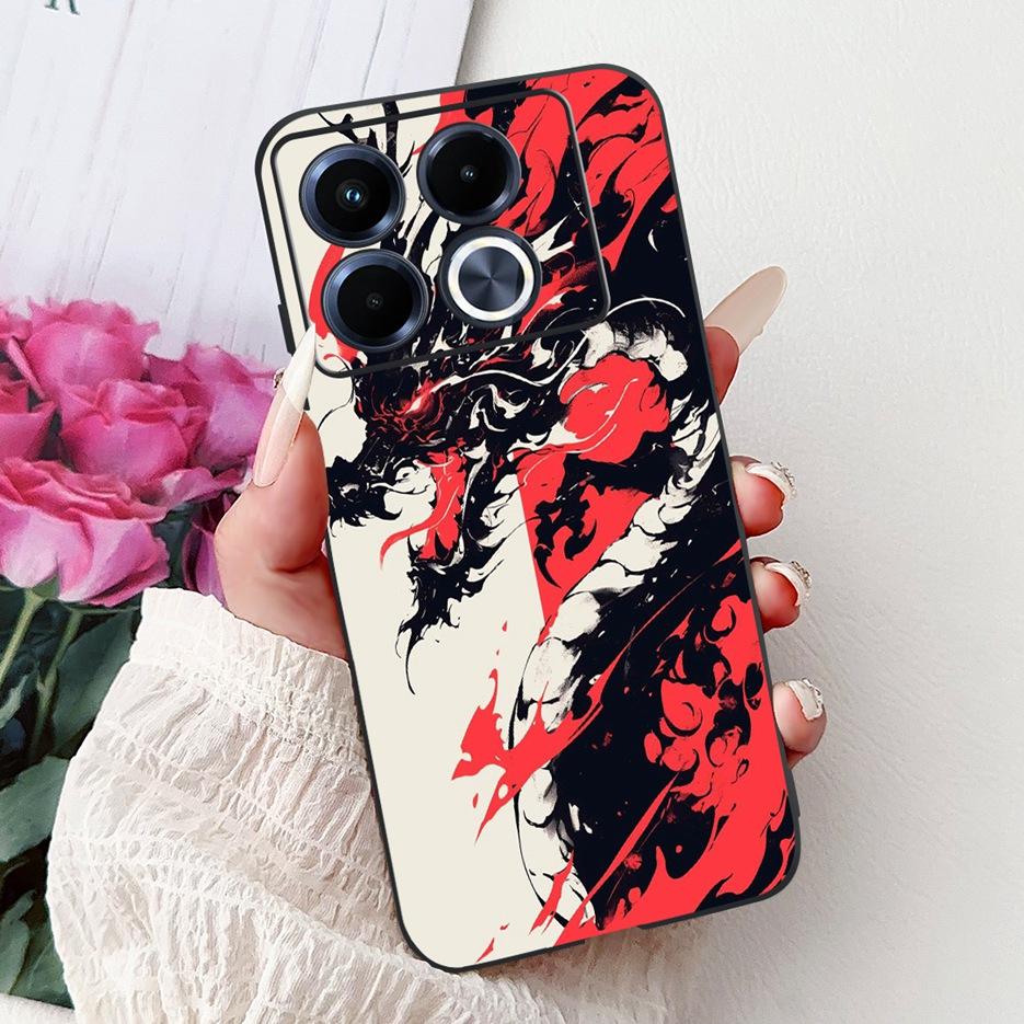 For Infinix Note 40 5G Case X6852 Luxury Fashion Painted Cover Matte Phone Case For Infinix Note 40 Pro Plus Note40 4G Soft Bags