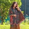 Spring and Autumn New Jacquard Shawl Core-spun Yarn Warm Windproof Scarf Xizang Yunnan Travel Scarf