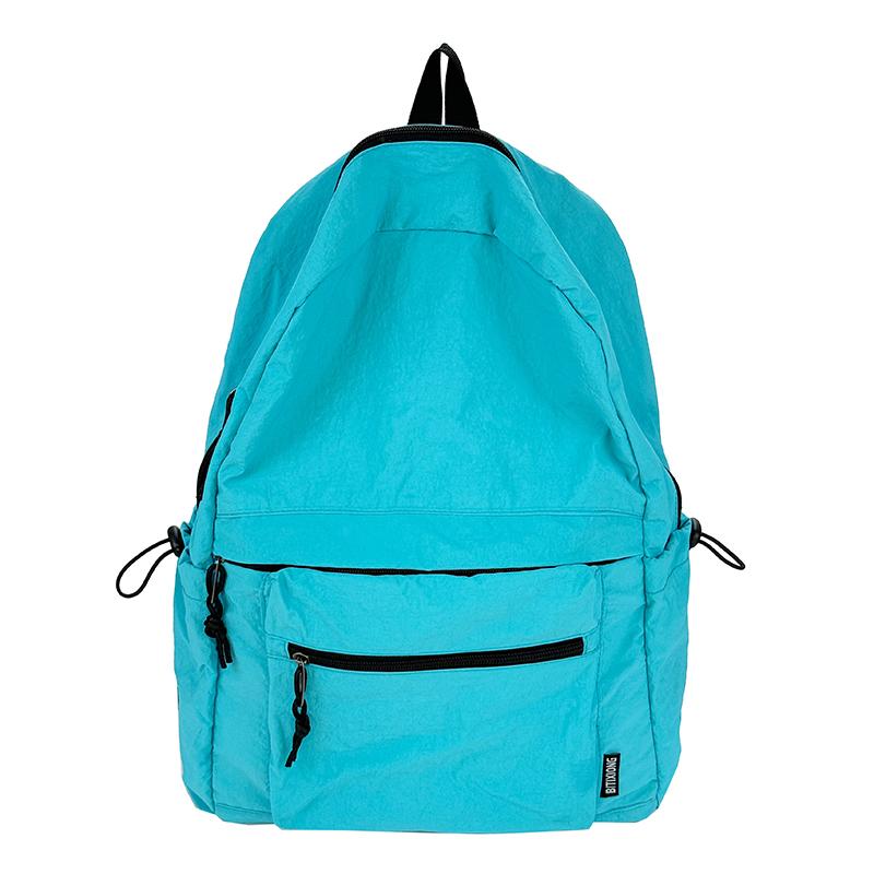 Lightweight Nylon Backpack Student Schoolbag Large Capacity Commuter Women Travel Backpack