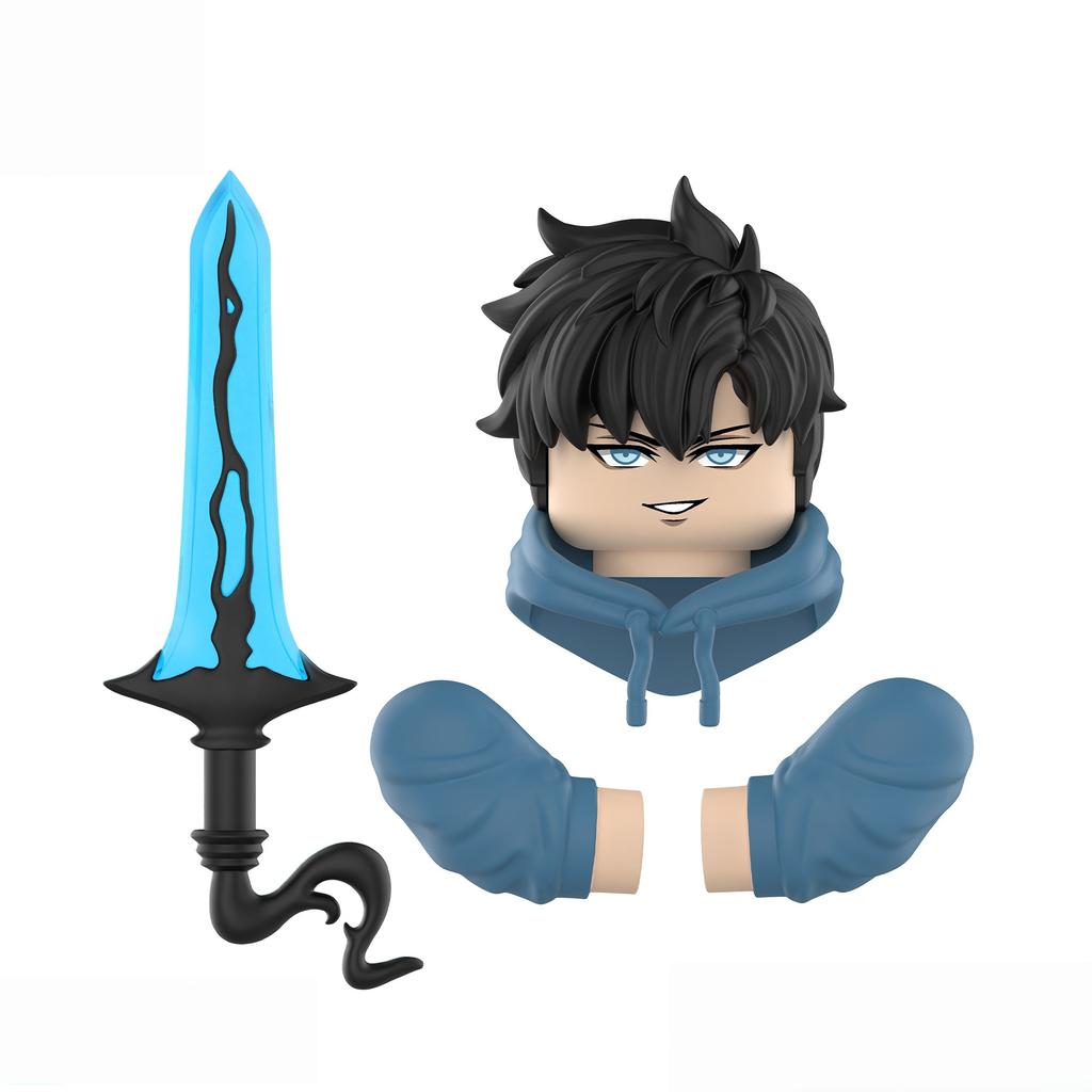 NUEVAS Minifiguras 2025 de Solo Leveling Cheng Xiaoyu: 6 Estilos, Brazos con articulaciones esféricas, Armas únicas, Muy detallado, Juguetes de anime