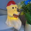 Christmas Ghost Reading Night Light Decor Cute LED Lamp Ghost-Themed Bathtub Lamp For Christmas Party.