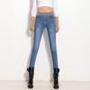 Women's High Waist Jeans Elastic Waist Plus Size Stretch Women's Denim Trousers Feet Long Pencil Pants