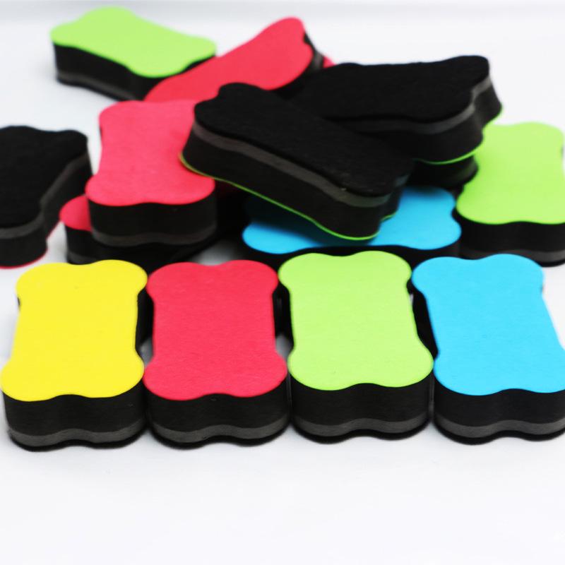 Magnetic Whiteboard Foam Eraser - Creative Felt Chalk & Small Duster for Drawing Boards