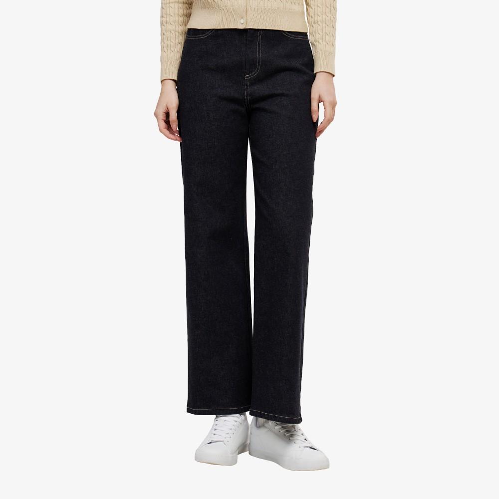 [Lacoste] Women's Semi-Wide Denim Pants HF816E-56GHDE