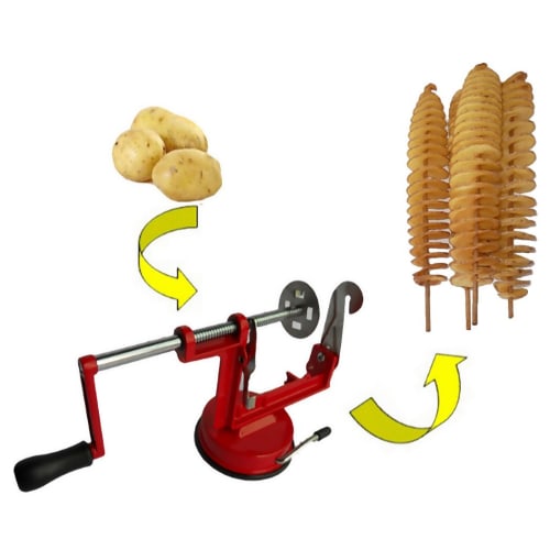 Tornado Potato Cutter, Spiral Potato Cutter, Hurricane Potatoes, Festival, Food Stall, Party [AG Logistics]