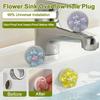 Anti-clogging Sewer Pipe Seal Ring Insect Proof Anti-odor Leak-Proof Plug Flower Shaped Sealing Cover Floor Drain Plug