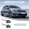 1 Pair H7 LED Headlight Bulb Base Adapters Holders for Vito Golf Jetta MK7