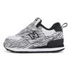 574 Series Toddler Low Running Shoes Black White Zebra Print IV574ZOZ