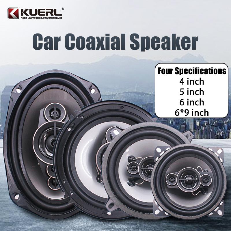2pcs 4/5/6/6*9 Inch HiFi Coaxial Car Speakers Vehicle Door Auto Audio Music Stereo Full Range Frequency Automotive Speakers 4 inch