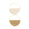 Bohemian Double Round Shelf Wall Decoration Hand-woven Wall Hanging Home Jewelry Pendant