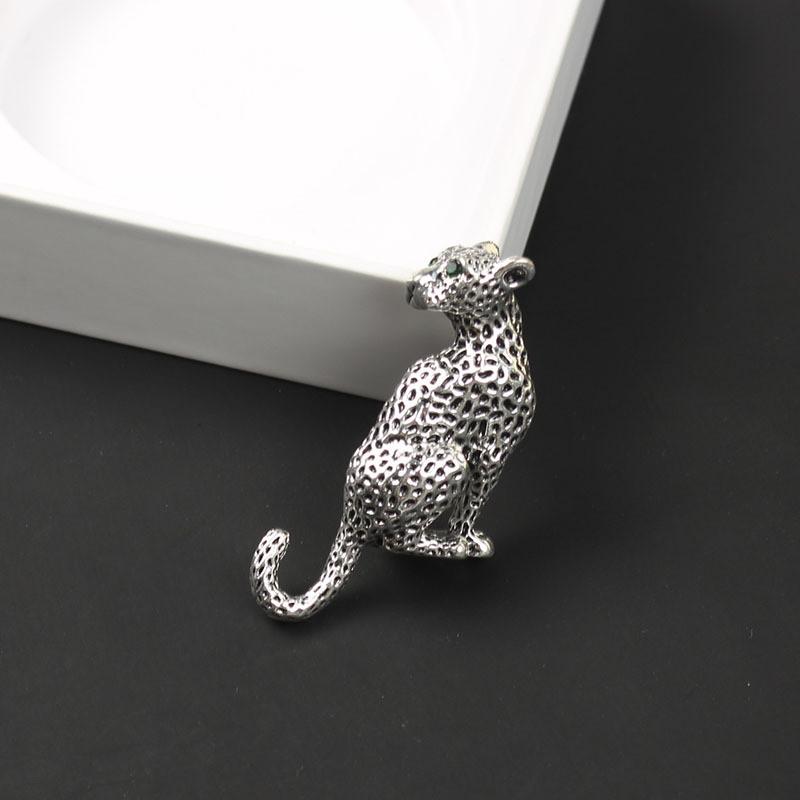 Spilla Animal Cheetah Vintage Oro Argento Per Donne e Uomini Accessorio Moda Primavera 2023