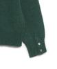 KNITTED Shaggy Dog 100% Wool Round Knit Dark Green