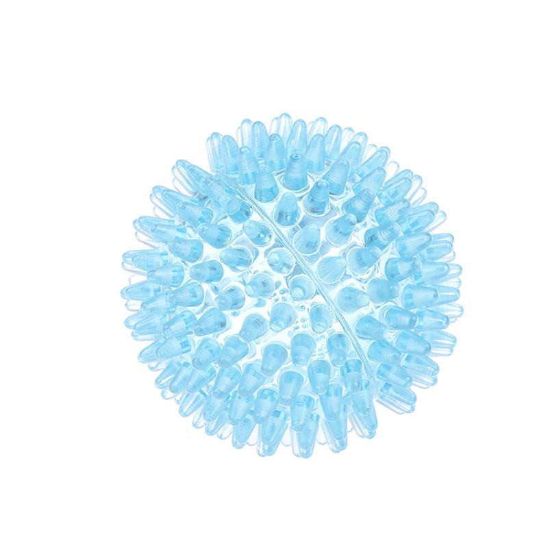 Spiky Ball Hollow Soft Transparent Strength Recovery Exercise Stress Relief Massage Ball For Hand Wrist Spiky Hand Training Ball