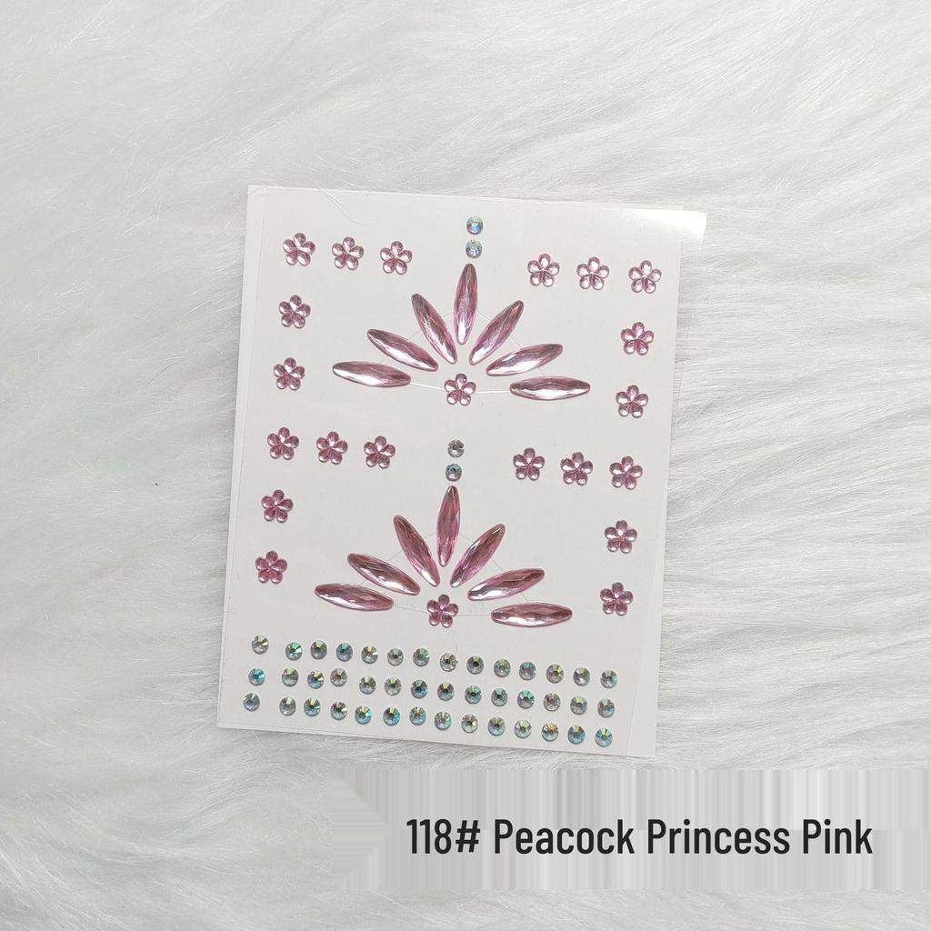 Kids' Rhinestone Eye and Brow Stickers for Makeup and Performances