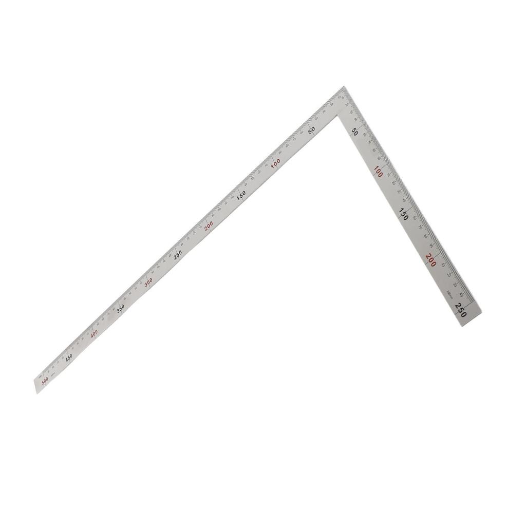 Rostfritt Stål 300x150mm 90 Graders Räta Vinkeln Linjal Mätning Verktyg (#01)