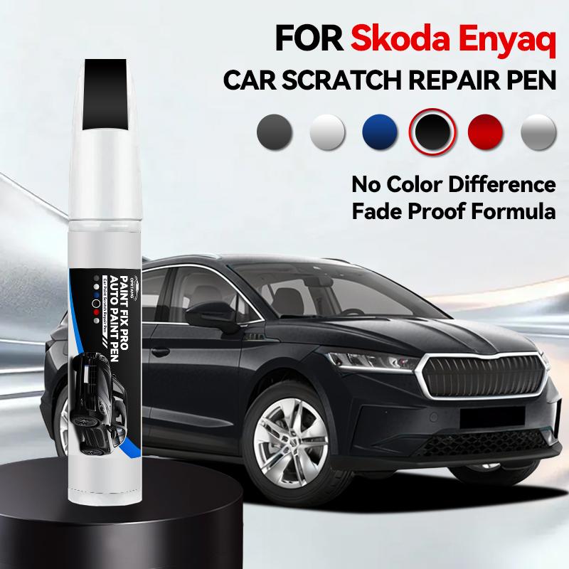 

OPRTAMG Purpose Vehicle For Skoda Enyaq 1996-2026 Paint Repair Pen Touch Up Scratch Remover DIY Auto Accessories Black White Bro