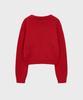 NOIRER FOR WOMAN Heavy Cotton Crop Knit (Red)