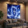 Aj Auxerre Football Club Tapestry Playroom Tapestry, Accessories for Bedroom,Livingroom, Dormitory Room Wall Decor Fan Birthday Gifts