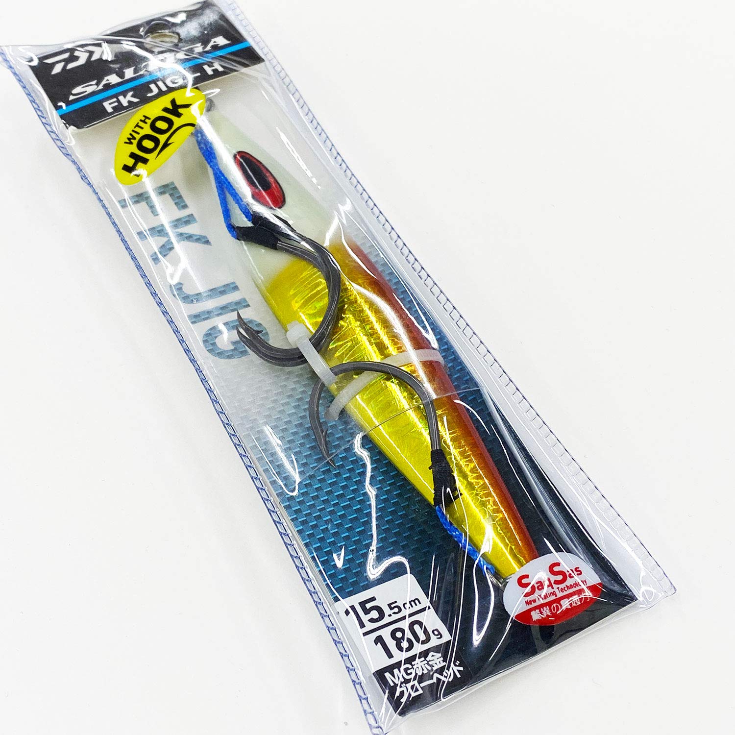 

Daiwa Saltiga FK 180г MG Красно-Золотой Светящаяся Головка Джиг-Х