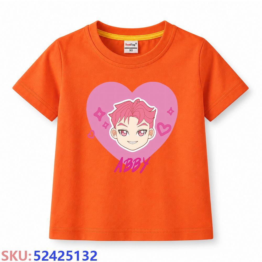 KPop Demon Hunters Children's Cartoon Print T-shirt