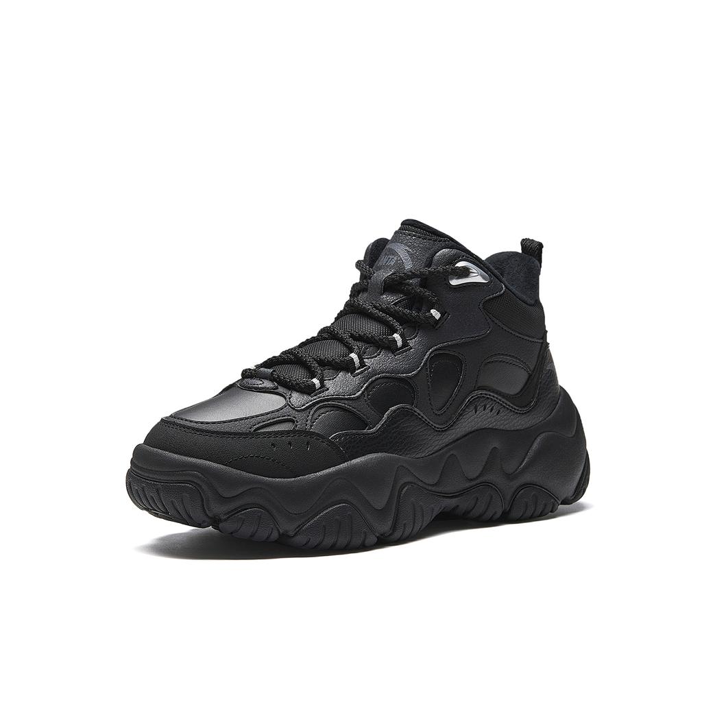 Anta Flowing Light Versatile Casual Shoes Women Sneakers Black Silver 122548953-3