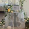 5/10M Wedding Arch Draping Tulle Fabric Wedding Arch Decoration Yarn Birthday Party Backdrop Baby Shower Supplies Ceiling Decor