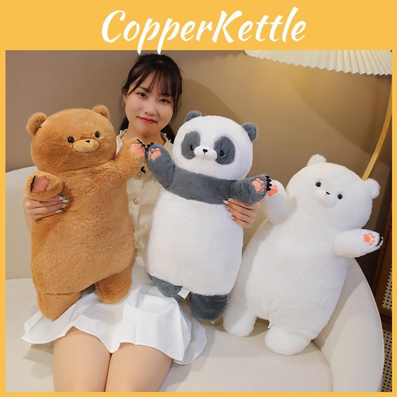 Panda Bear Long Plush Toy Cartoon Animal Stuffed Doll Bedroom 60cm Decoration