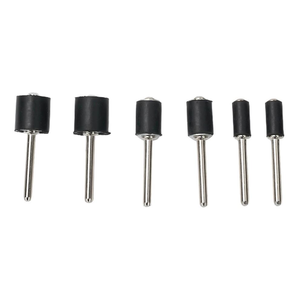 Sandpaper Sanding Mandrels 1/8 Inch Shank 6.35/9.5/12.7mm 6pcs Drill