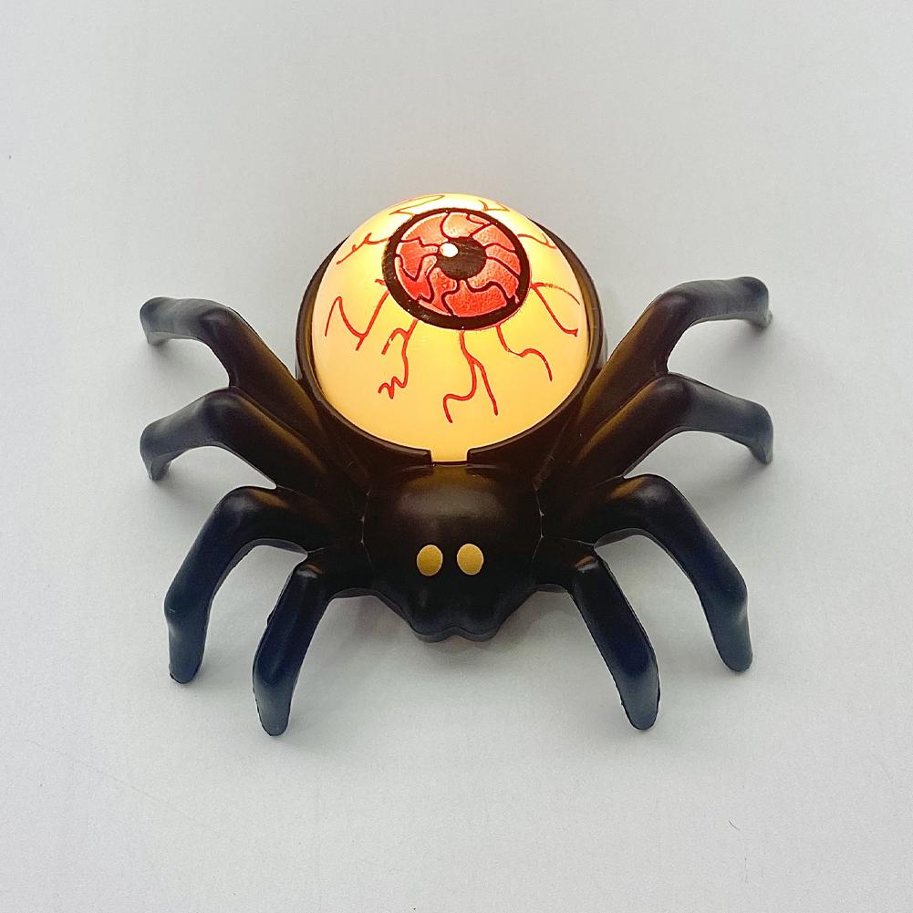 Halloween Spider Decoration Light LED Electronic Candle Lamp Spider Skull Night Light Halloween Party Decoration Supplies Horror Props