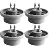 Dishwasher Lower Rack Wheels For Bosch Kenmore AP2802428 PS3439123 423232 165314